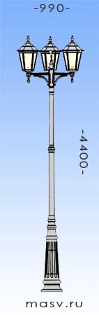 Уличный фонарь, модель 325 Уличный фонарь, модель 325