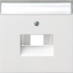 0284112 Gira Накладка 50*50 мм для розеток UAE/IAE с полем для надписи F100 0284112 Gira Накладка 50*50 мм для розеток UAE/IAE с полем для надписи F100