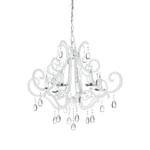 030876 LAVANDA SP6 BIANCO ANTICO люстра Ideal Lux 030876 LAVANDA SP6 BIANCO ANTICO люстра Ideal Lux