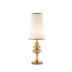 082752 ALMA TL1 SMALL GOLD & WHITE настольная лампа Ideal Lux 082752 ALMA TL1 SMALL GOLD & WHITE настольная лампа Ideal Lux