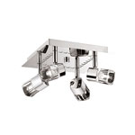 087023 BABY PL4 CHROME бра Ideal Lux 087023 BABY PL4 CHROME бра Ideal Lux