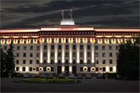 Проект освещения здания администрации, Тюмень