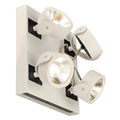 147641 SLV KALU 4 LED SQUARE светильник накладной с COB LED 4х 10Вт (42Вт), 3000K, 2640lm, 24°, черный/ белый 147641 SLV KALU 4 LED SQUARE светильник накладной с COB LED 4х 10Вт (42Вт), 3000K, 2640lm, 24°, черный/ белый