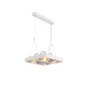 154931 SLV LYNAH SQUARE светильник подвесной c COB LED 4х 10Вт (42Вт), 3000K, 2640lm, белый 154931 SLV LYNAH SQUARE светильник подвесной c COB LED 4х 10Вт (42Вт), 3000K, 2640lm, белый