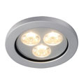 111982 SLV EYEDOWN LED 3x1W светильник встраиваемый IP44 с 3 PowerLED по 1Вт, 3000К, 190lm,15°, 350mA, алюминий 111982 SLV EYEDOWN LED 3x1W светильник встраиваемый IP44 с 3 PowerLED по 1Вт, 3000К, 190lm,15°, 350mA, алюминий