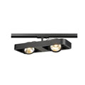 143770 SLV 1PHASE-TRACK, LYNAH DOUBLE светильник c COB LED 2x 10Вт (21Вт), 3000К, 1320lm, 24°, черный 143770 SLV 1PHASE-TRACK, LYNAH DOUBLE светильник c COB LED 2x 10Вт (21Вт), 3000К, 1320lm, 24°, черный