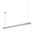 155134 SLV Q-LINE SINGLE LED DALI светильник подвесной с LED 47Вт, 3000K, 3200lm, серебристый 155134 SLV Q-LINE SINGLE LED DALI светильник подвесной с LED 47Вт, 3000K, 3200lm, серебристый
