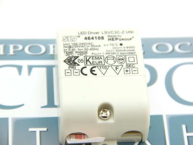   SLV 464108 LED-controller, 3VA, 350mA, incl. stress-relief -