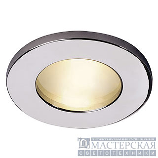 FGL OUT MR16 downlight, round, chrome, max. 35W