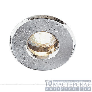 OUT 65 downlight, round, chrome brushed, MR16, max. 35W