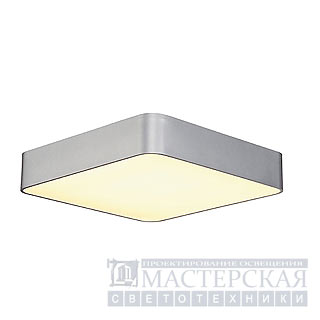 MEDO 60 SQUARE ceiling luminaire, square, silvergrey, 4x T5 24W
