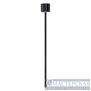 EUTRAC pendulum suspension for 3-phase track, black, 60cm