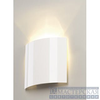 LED SAIL 1 wall lamp, semicircular, white, 1x 3W LED , 3000K
