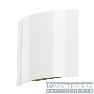 LED SAIL 1 wall lamp, semicircular, white, 1x 3W LED , 3000K