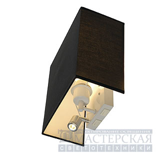 ACCANTO LEDspot wall lamp, black, E27, LED 3000K, max. 24W