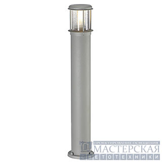 OTOS GLASS floor lamp, silvergrey, E27 Energy Saver, max. 15W, IP43