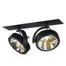 SLV 113410 KALU RECESSED 2 светильник встр. 2xQRB111 50Вт макс., матовый черный SLV 113410 KALU RECESSED 2 светильник встр. 2xQRB111 50Вт макс., матовый черный