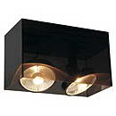 SLV 117232 ACRYLBOX ES111 DOUBLE светильник накл. 2xES111 75Вт., черный SLV 117232 ACRYLBOX ES111 DOUBLE светильник накл. 2xES111 75Вт., черный
