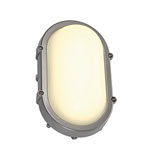 TERANG wall and ceiling luminaire, oval, silver, 8W LED, 3000K