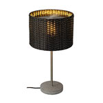 SLV 231385 ADEGAN MANILA TL table luminaire, PE rattan anthracite + SST 304 + granite SLV 231385 ADEGAN MANILA TL table luminaire, PE rattan anthracite + SST 304 + granite
