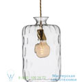 Pillar, verre souffl Ebb and Flow clear, brass, h32cm подвесной светильник LA101291
