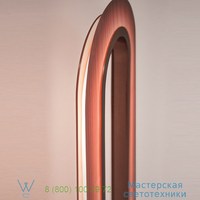  Lens LZF copper metal, LED, 1800K  3000K, 1930lm, L20,8cm, H121cm   LENS_OV_P_CO_LED_33 1
