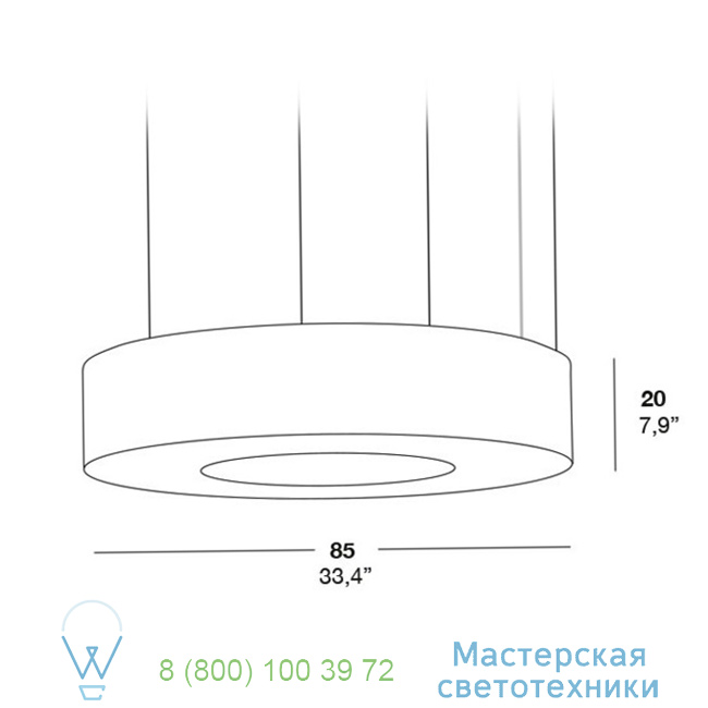  Saturnia LZF LED, dimmable, 85cm, H20cm   SATURNIA-SM-DIM-010-21 4