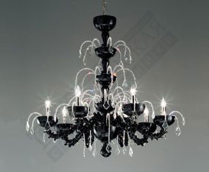 0209009013601 COUTURE L8 CHANDELIER WHITE
