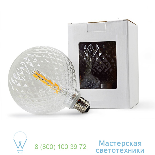  Ampoule Cristal Zangra transparent, 12,5cm, LED, filament, E27  lightbulb.lf.014.01.125 1