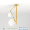 TRIANGLE AND GLOBE Atelier Areti L30cm, H65,2cm потолочный светильник 329OL-C04-BR01