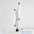 2 Tubes Atelier Areti 3cm, H165cm напольный светильник Floor-Lamp_2-Tubes_Black