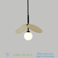 Ilios Atelier Areti 25,6cm, H60cm подвесной светильник ilios_pendant_BLACK/WHITE_fabriccable
