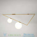 Triangle Atelier Areti L100cm, H33,3cm потолочный светильник triangle_100_02_brass
