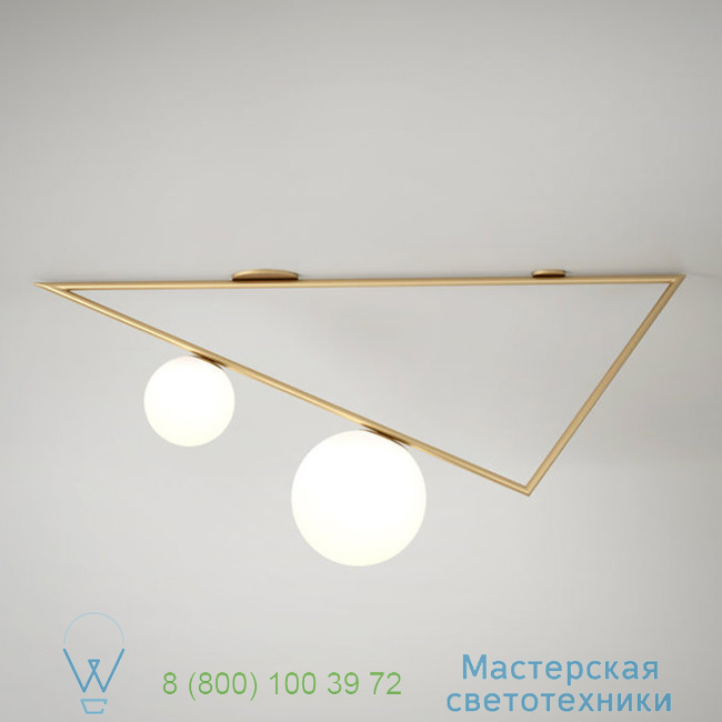  Triangle Atelier Areti L100cm, H33,3cm   triangle_100_02_brass 0
