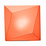 AXO Light UKIYO PLUKIYOGARXXFLE потолочный светильник оранжевый
