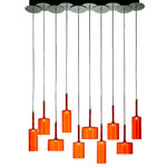 AXO Light SPILLRAY SPSPIL10ARCR12V подвесной светильник оранжевый