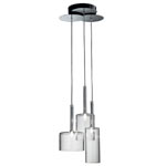 AXO Light SPILLRAY SPSPILL3CSCR12V подвесной светильник прозрачное стекло