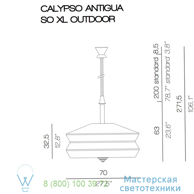  Calypso Contardi IP65,70cm, H63cm   ACAM.002731 1