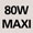 Maximum wattage recommended
