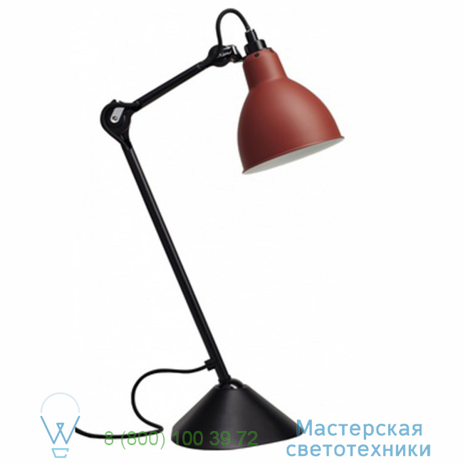  Lampe Gras 205 DCW Editions red, H73cm   205 BL-RED 1
