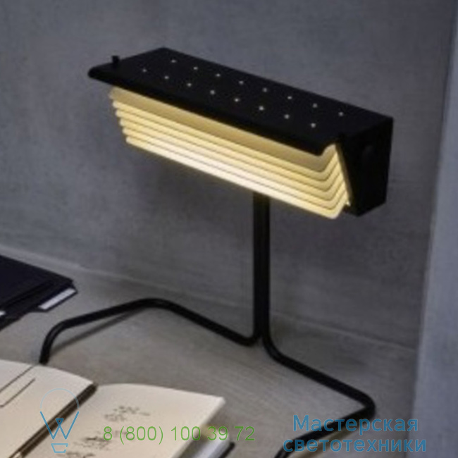  Biny DCW Editions LED, 2700k, , L32,5cm, H32,5cm   BINY TABLE SW-BL-WH 1