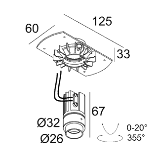  MOUNTING KIT TRIMLESS MICROSPY IN OK + MICRO SNAP-IN OK Delta Light    