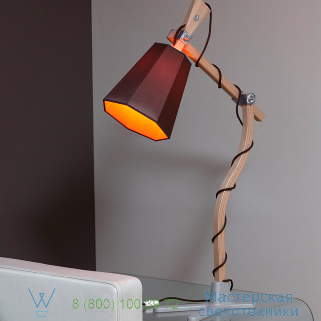фотография LuXiole DesignHeure orange, H98cm настольная лампа L98lmo 0