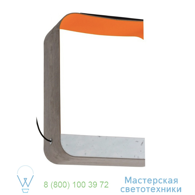  Eau de lumire DesignHeure LED, grey, orange, marble, H66cm  Lu4gcedlm 1