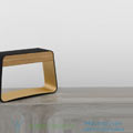 Eau de lumire DesignHeure black/gold, oak, H28cm   Lmredlc