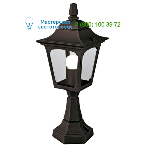 CPM4 BLACK Chapel Mini Pedestal Lantern Black Elstead Lighting, 