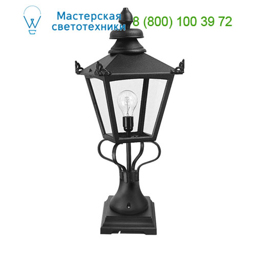 GN1 BLACK Grampian Pedestal Lantern Black Elstead Lighting, 