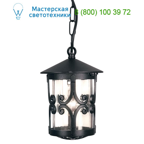 BL21B BLACK Hereford Porch chain lantern Elstead Lighting, 