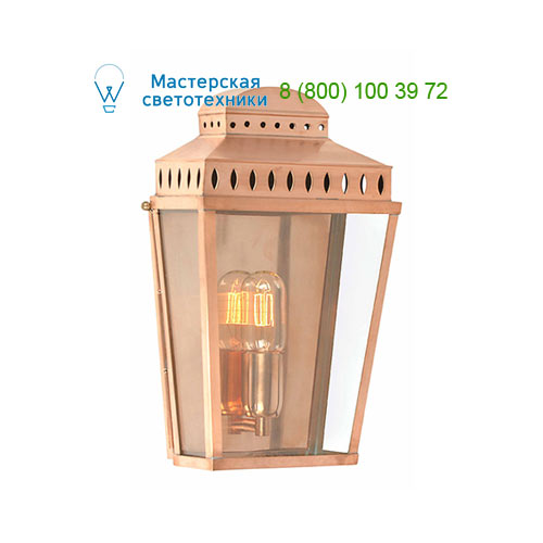 MANSION HOUSE CP Mansion House Wall Lantern Copper Elstead Lighting,   