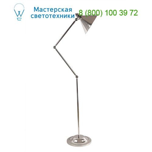 PV/FL PN Provence 1Lt Floor Lamp Polished Nickel Elstead Lighting, 